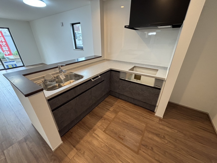 リクシル製♪L型キッチン♪完成イメージ写