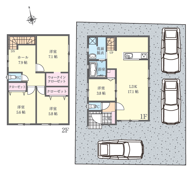 中西町3 間取り図